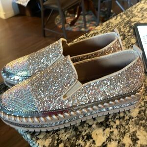 Bling! Shoes , brand new slip-on Size 8…